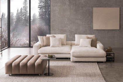 Berry von designwerk - Ecksofa rechts cloud-dancer