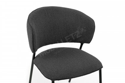 Vtektura living von Voglauer - Essgruppe Metall schwarz/ Wildeiche rustiko