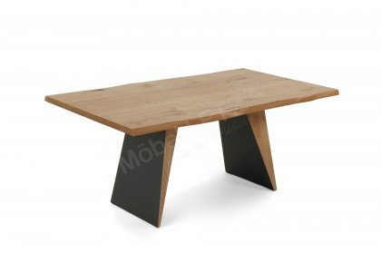 Vtektura living von Voglauer - Essgruppe Metall schwarz/ Wildeiche rustiko
