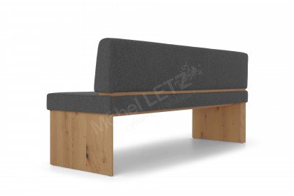 Vtektura living von Voglauer - Essgruppe Metall schwarz/ Wildeiche rustiko
