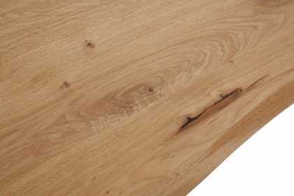Vtektura living von Voglauer - Essgruppe Metall schwarz/ Wildeiche rustiko