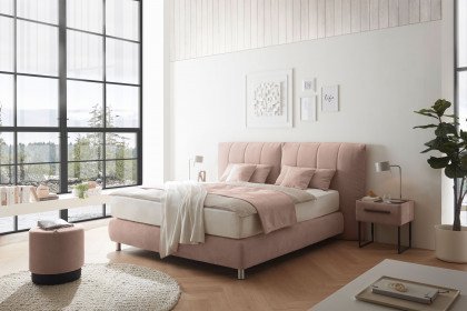 Deluxe Edition von MONDO - Boxspringbett KT2 rosa