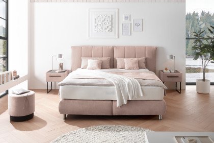 Deluxe Edition von MONDO - Boxspringbett KT2 rosa