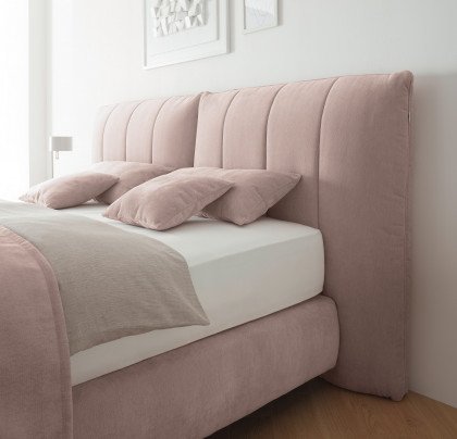 Deluxe Edition von MONDO - Boxspringbett KT2 rosa