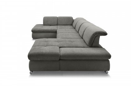 SO 4100 von set one by Musterring - XXL-Sofa links grau