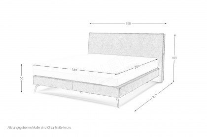 Balino von Musterring - Boxspringbett grey