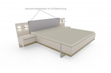 Navera von Nolte - Schlafzimmer-Set perla/ Artisan-Eiche