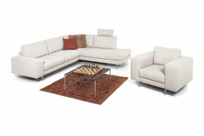 KOINOR Omega - Ecksofa Ausführung rechts creme