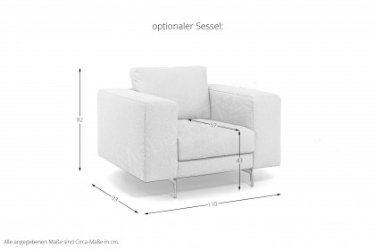 KOINOR Omega - Designersofa beige