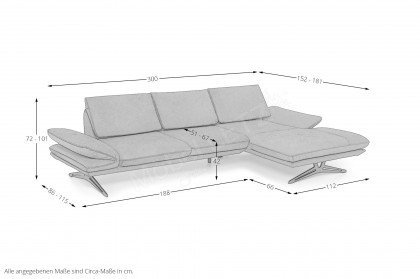 KOINOR Elements - Ecksofa sun