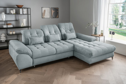 Delphino von Benformato - Ecksofa rechts aqua