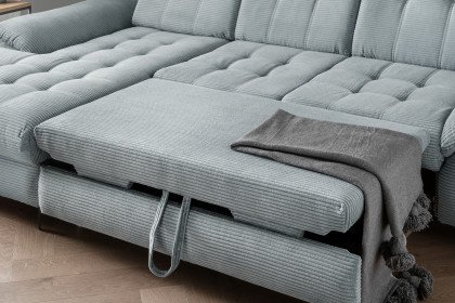 Delphino von Benformato - Ecksofa links aqua