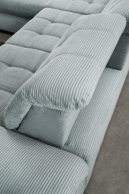 Delphino von Benformato - Ecksofa links aqua