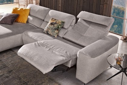 MR 260 von Musterring - Ecksofa links platin