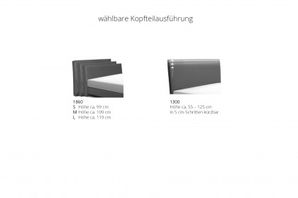 Balino von Musterring - Boxspringbett slate