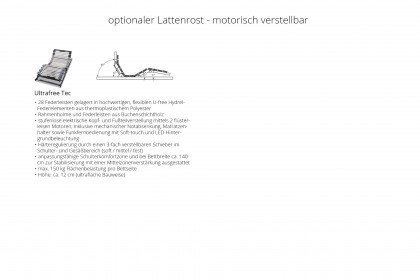 Function von Hasena - Massivholzbett Elito mit Bettkasten Kernbuche