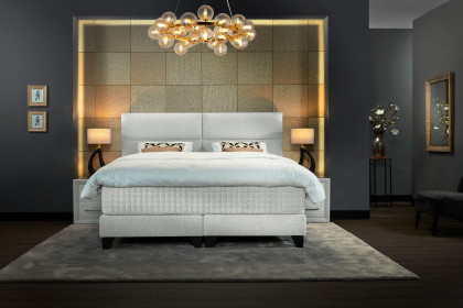 Lounge von Serta - Boxspringbett Express light grey