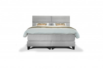 Lounge Express von Serta - Boxspringbett light grey