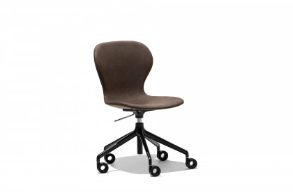 OPS! von connubia by calligaris - Drehstuhl ebenholzfarbig/ mattschwarz