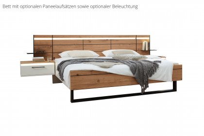 Madiva von Musterring - Schlafzimmer Balkeneiche-Furnier - Lack weiß