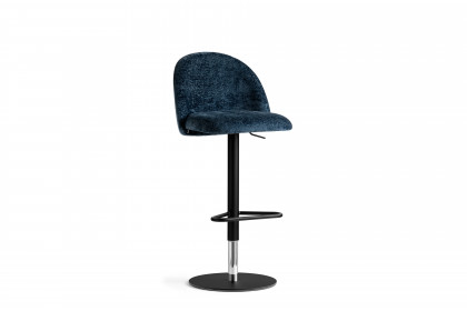 Tuka Mid von connubia by calligaris - Barhocker blau/ mattschwarz