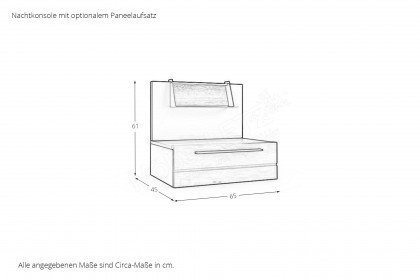 Joline von Musterring - Schlafzimmer graphit - Wildeiche - Spaltholzakzent