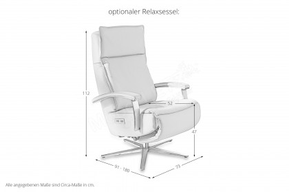 MR 250 von Musterring - Polsterecke anthrazit