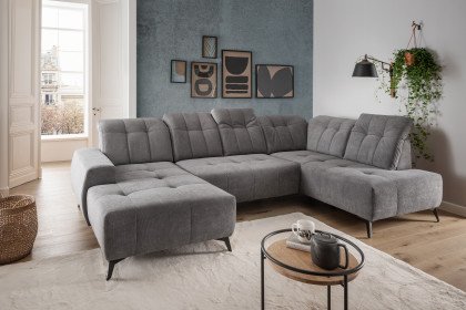 Sano von Benformato - XXL-Sofa rechts dunkelgrau