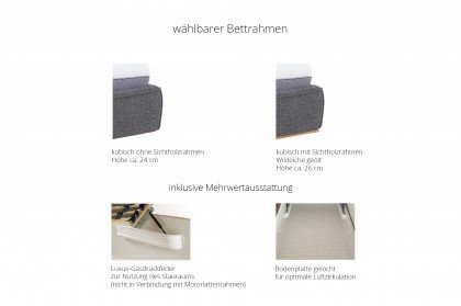 Balino von Musterring - Polsterbett denim