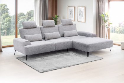 Astoria von Exxpo - Ecksofa rechts grau-melange