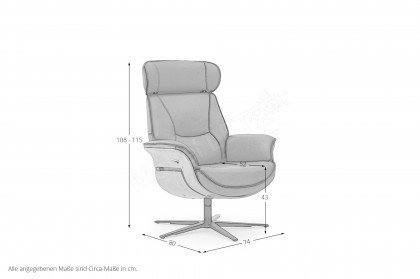 MR 276 von Musterring - Relaxsessel macciato