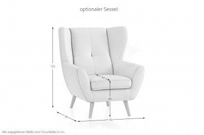 Avesta von Exxpo - Polstergruppe light-grey