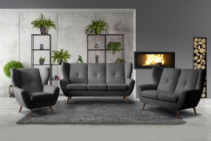 Avesta von Exxpo - Sofa-Ensemble dark-grey