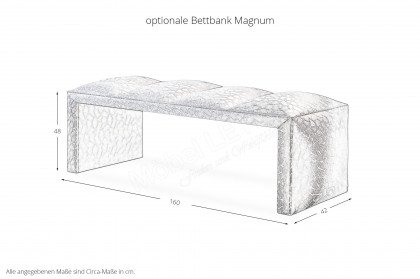 Magnum Grande von Serta - Boxspringbett ivory