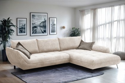 Biarritz von Exxpo - Ecksofa Variante rechts beige