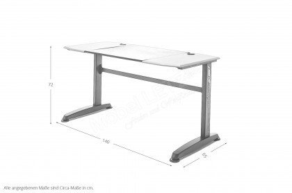 mcRacing Gam-Desk von MCA - Gaming Schreibtisch ca. 140 cm breit