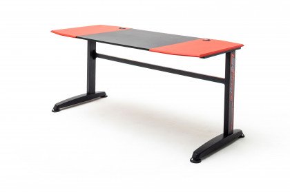 mcRacing Gam-Desk von MCA - Gaming Schreibtisch mit zweifarbiger Tischplatte