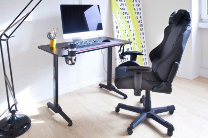 DX-Racer Desk von MCA - Gaming Desk VIII inklusive Getränkehalter