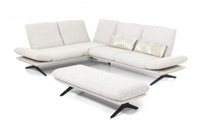 KOINOR Elements - Eckgarnitur mit Hocker beige