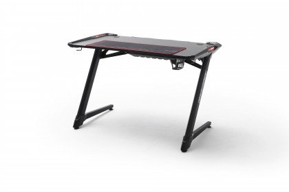 DX-Racer Desk von MCA - Gaming Schreibtisch Desk I mit farbiger LED-Leiste