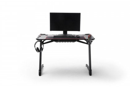 DX-Racer Desk von MCA - Gaming Schreibtisch Desk I mit farbiger LED-Leiste