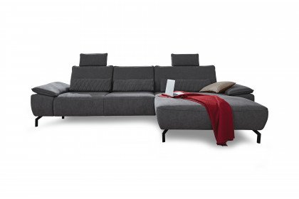 MR 270 von Musterring - Ecksofa rechts grau