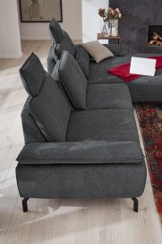 MR 270 von Musterring - Ecksofa rechts grau