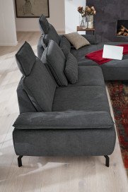 MR 270 von Musterring - Ecksofa rechts grau