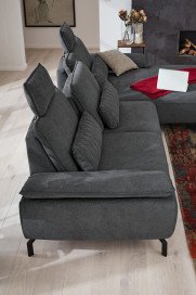 MR 270 von Musterring - Ecksofa rechts grau