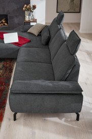 MR 270 von Musterring - Ecksofa links grau