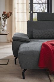 MR 270 von Musterring - Ecksofa links grau