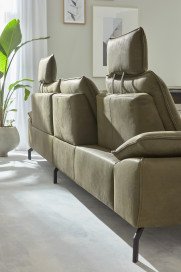 MR 270 von Musterring - Ledersofa rechts olive