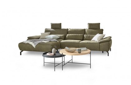 MR 270 von Musterring - Ledersofa links olive