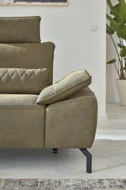 MR 270 von Musterring - Ledersofa links olive